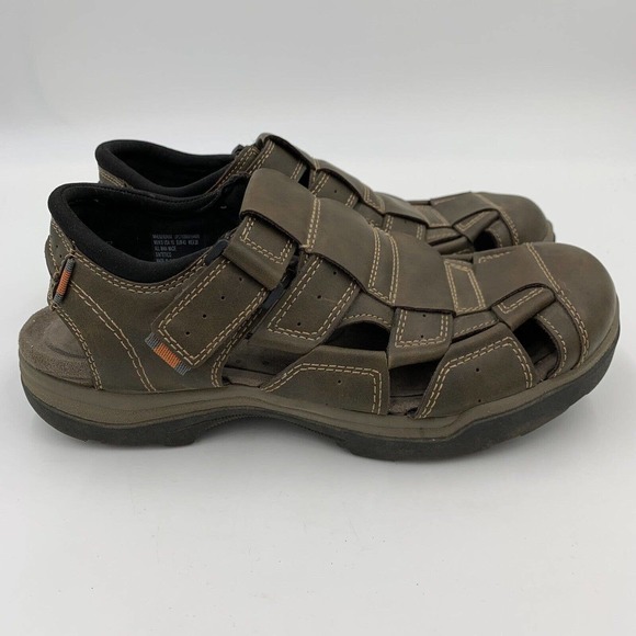 Earth Spirit Shoes Earth Spirit Sandals Mens Fisherman Size Brown Leather Comfort Dad Y2k